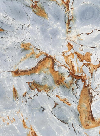 Exotic stone Natural stone canada grey orange green ontario granite quartzite blue-roma kitchen  kitchen-island counter-top interior design colored-stone